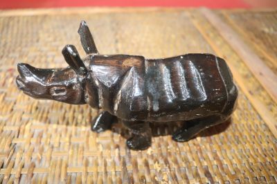 Wooden Rhino