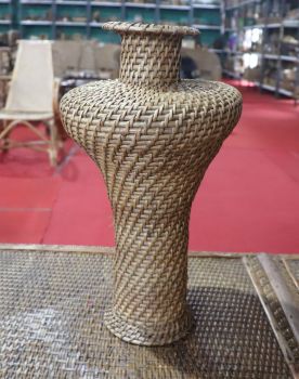 Cane Japanese Flower Vase