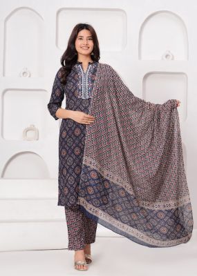 Slate Gray Kurta Set