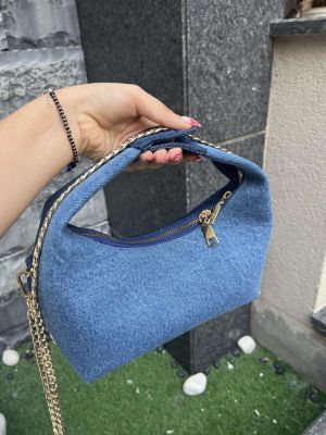 Denim Hobo Bag