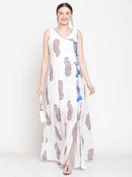 Blue Paisley Maxi
