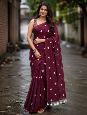 Pure Handloom Cotton Saree From Bengal