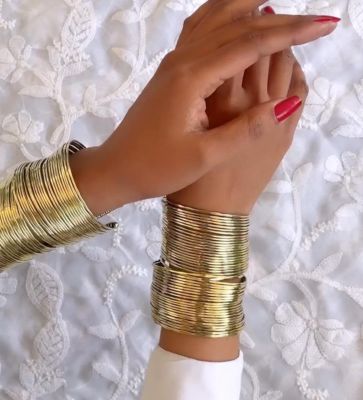 Brass Metal Wire Bangle Kada