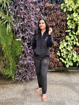 Black Velvet Tracksuit
