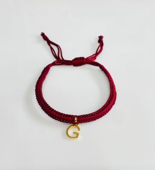 TJH "G" Initials Rakhi