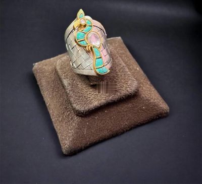 Peacock Silver Rings