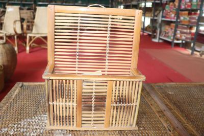 Bamboo Magazine Rack Single Deck