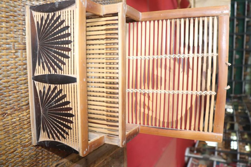 Bamboo Magazine Rack Traditional Design
