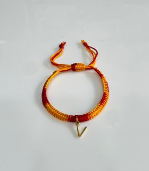 TJH "V" Initials Rakhi