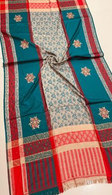 Kashmiri Pure Handloom Woolen Shawl From Bengal