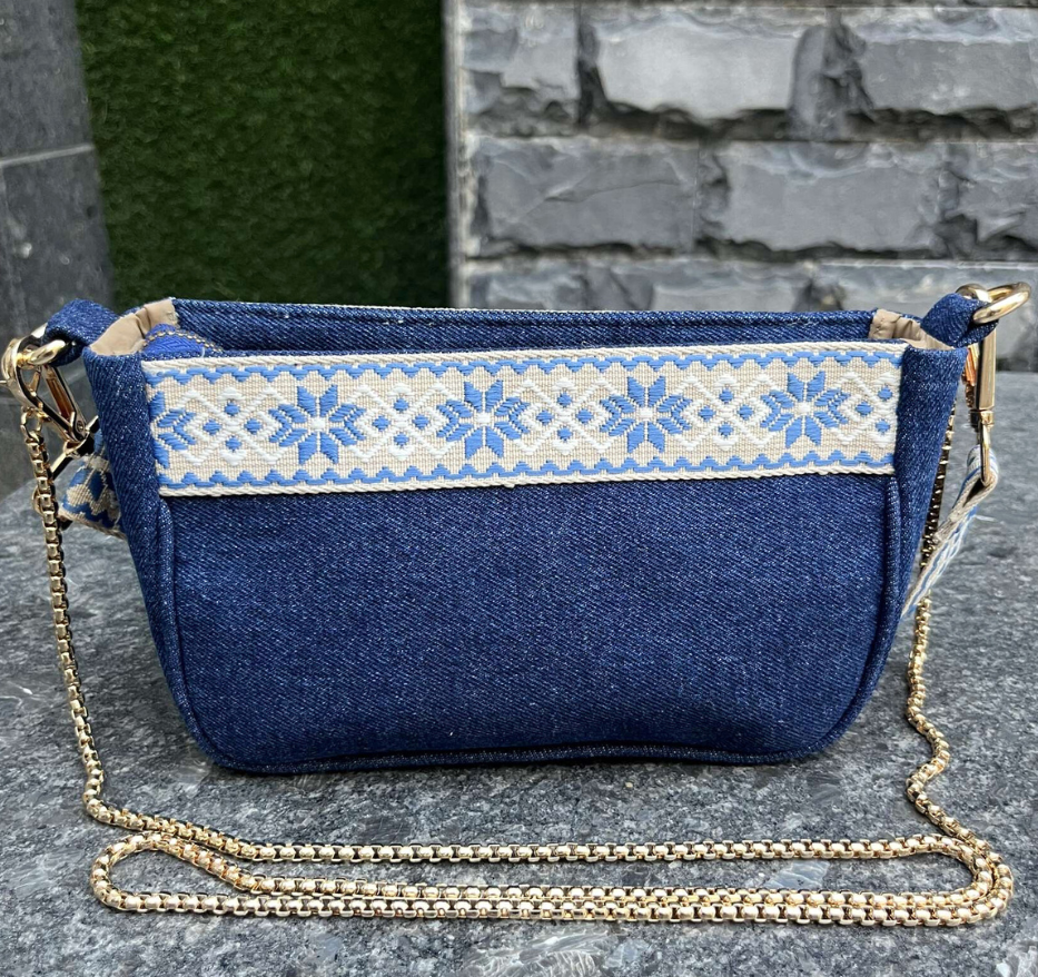 Denim Strap Bag