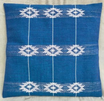 Blue Cotton Kushan Cover Pure Handloom Product