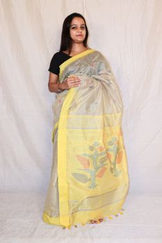 Tree jamdani saree