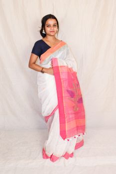 Tree jamdani saree