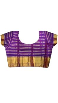A Beautiful Traditional Kanchipuram Silk Sari 