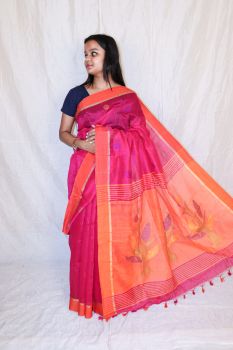 Tree jamdani saree