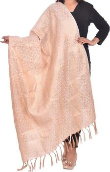 Blush Art Silk Printed Dupatta