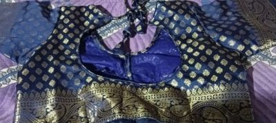 Blue Pure Cotton Blouse