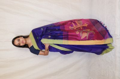 Tree jamdani saree