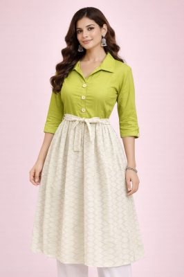 Premium Quality Bengal Cotton Hand for Women with Artistic Designs and Smooth Kurti