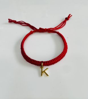 TJH "K" Initials Rakhi