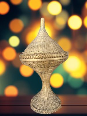 Handwoven Water Hyacinth Assamese Khorai