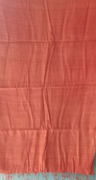 Orange Eri silk stole