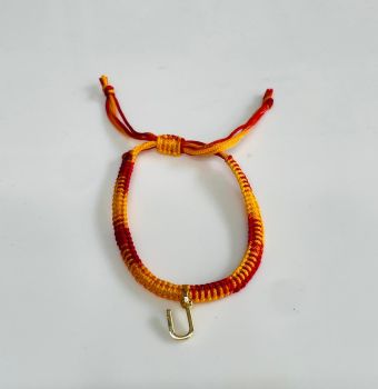 TJH "U" Initials Rakhi