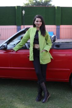 Pista Green Hand Block Printed Cotton Jacket