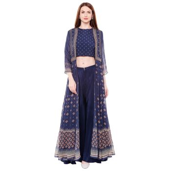 Designer sets of crop top and palazzo