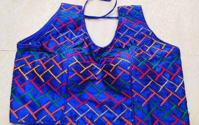 Royal Blue Pure Cotton Blouse