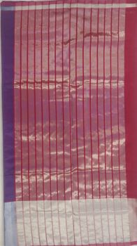Blue & Maroon Venkatagiri Cotton Silk Saree