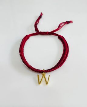 TJH "W" Initials Rakhi