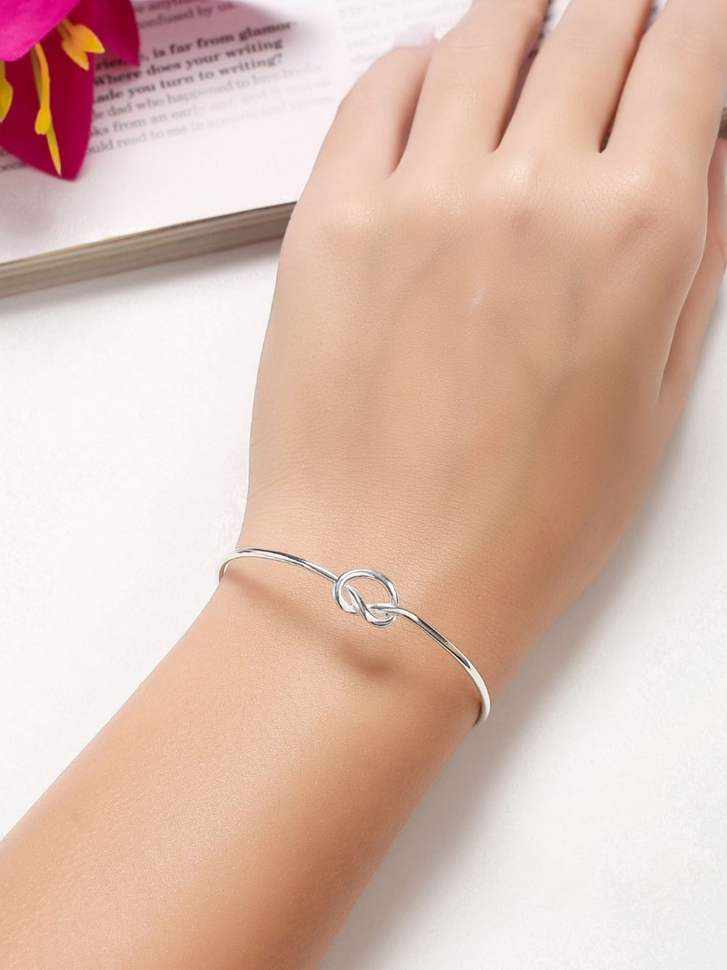 The Infinity Rhodium Bracelet in 925 Sterling Silver