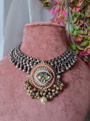 Silver Handcrafted Choker