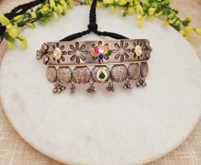 Gulaab Choker Multi Colour Stone