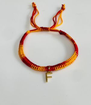 TJH "F" Initials Rakhi