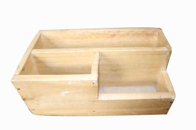 Wooden Box Multiple Mobile Cum Pen Stand