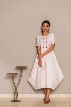 Handkercheif Dobby Dress