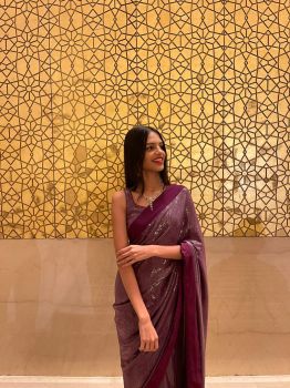 Grape Wine Saree