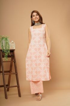 Pink Kurta Set