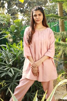 Pink blouse