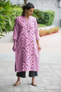 Woven cotton Kurta