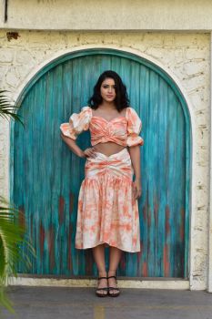Knee length skirt