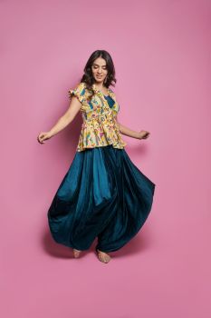 Dhoti Style Co-ord Set