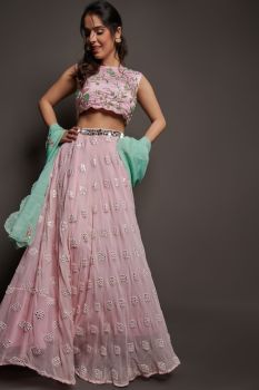 Heavy Pastel Lehenga