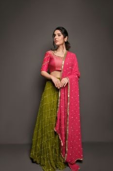 Mirrored Lehenga
