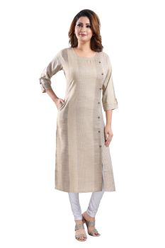 Cream colour Kurti