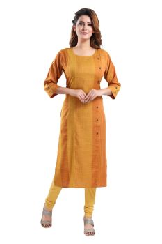 Mustard colour Kurti