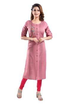 Pink colour Kurti